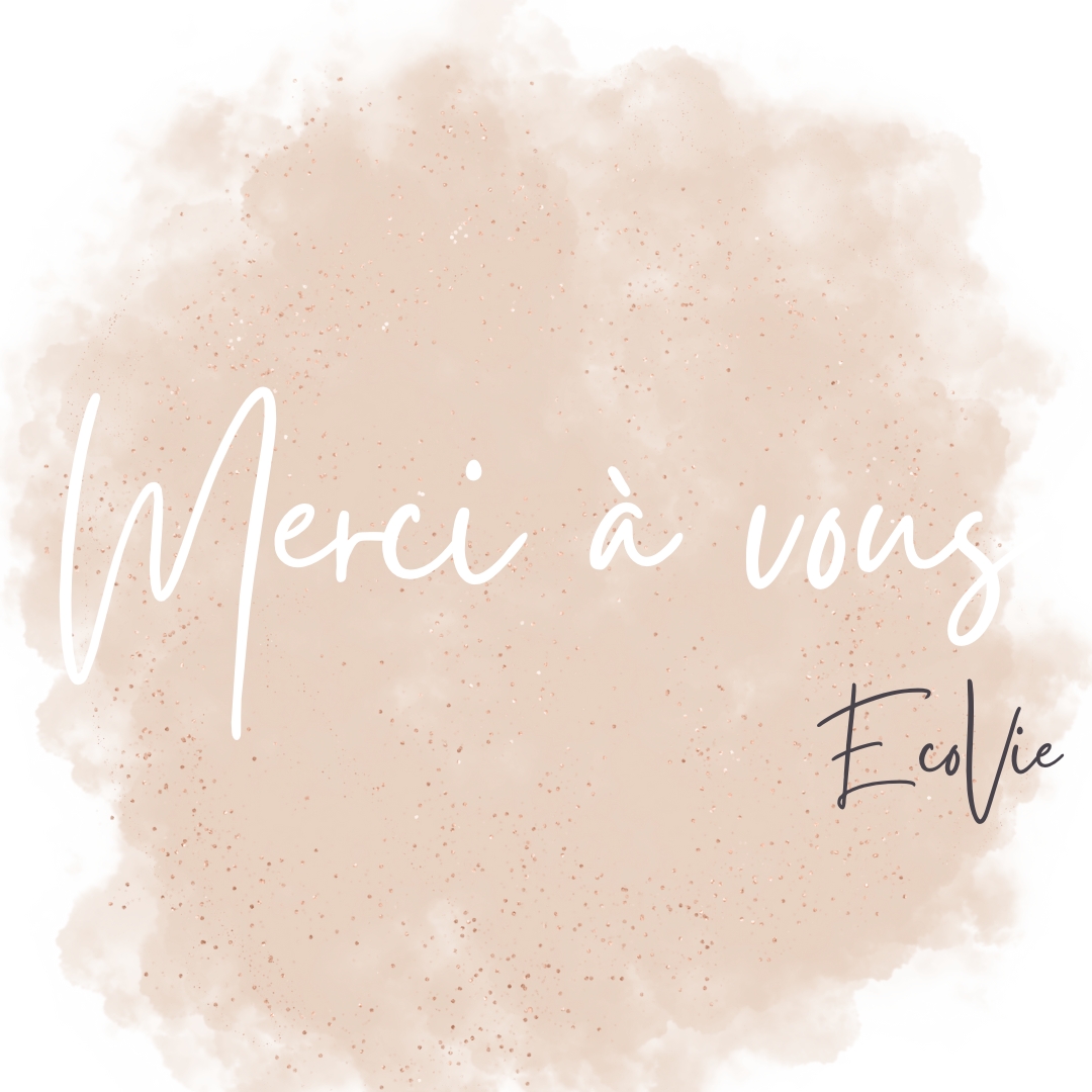 Post de remerciement avec tâche beige - image 