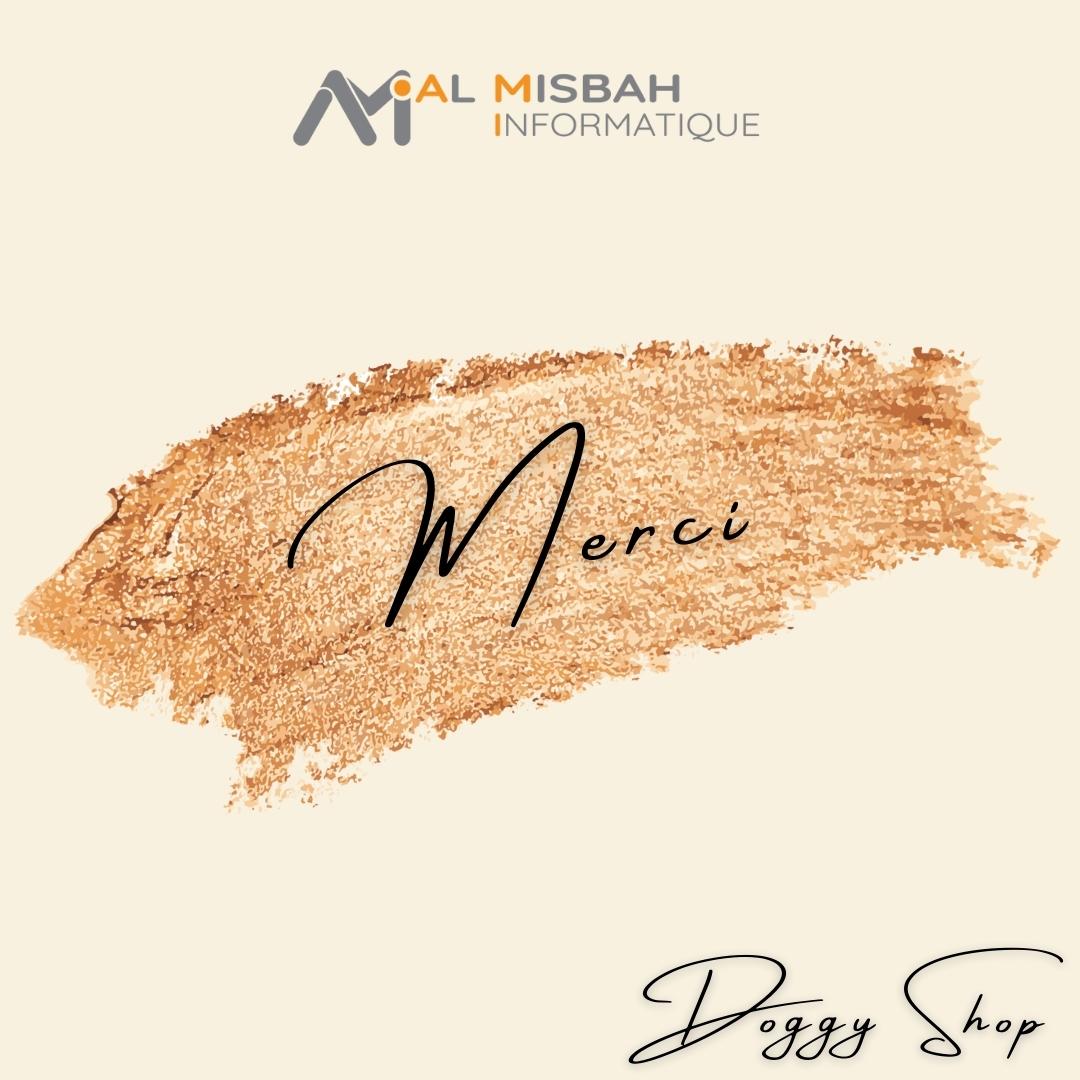 Post de remerciement avec touche en or - image 