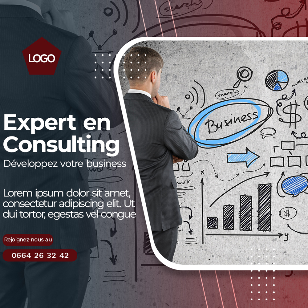 Post Social avec effet d'image agrandie - image 